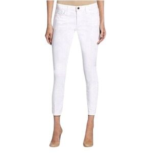 Joe’s Jeans The Icon Crop Mid Rise Skinny Crop Jeans White Sz 25 Ankle